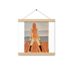 Poster with hangers